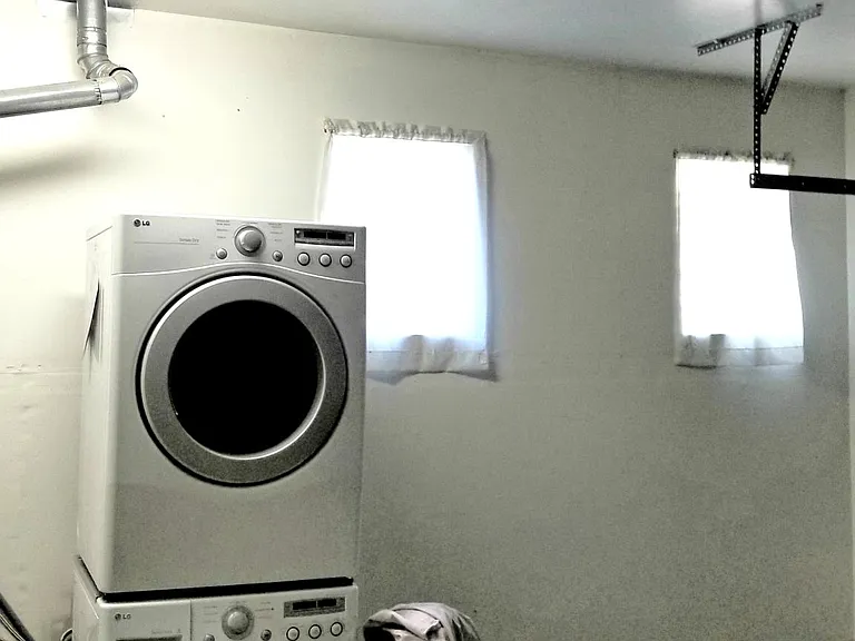Washer and Dryer in Garage