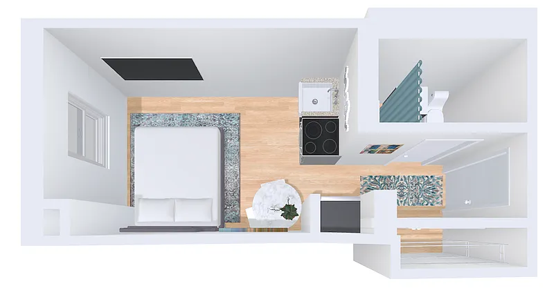 Floor plan studio 15