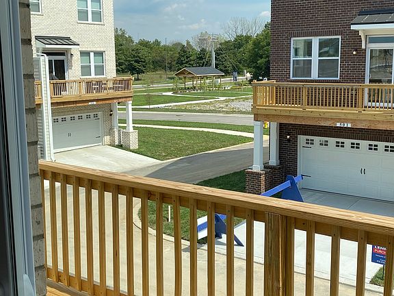 Private patio and view of the park.