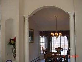Arched Entry into Dining Room