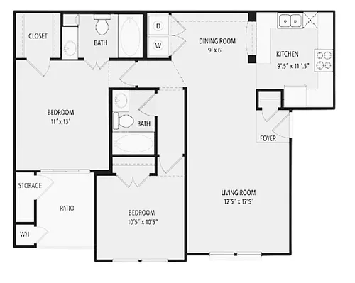 Floor plan B1