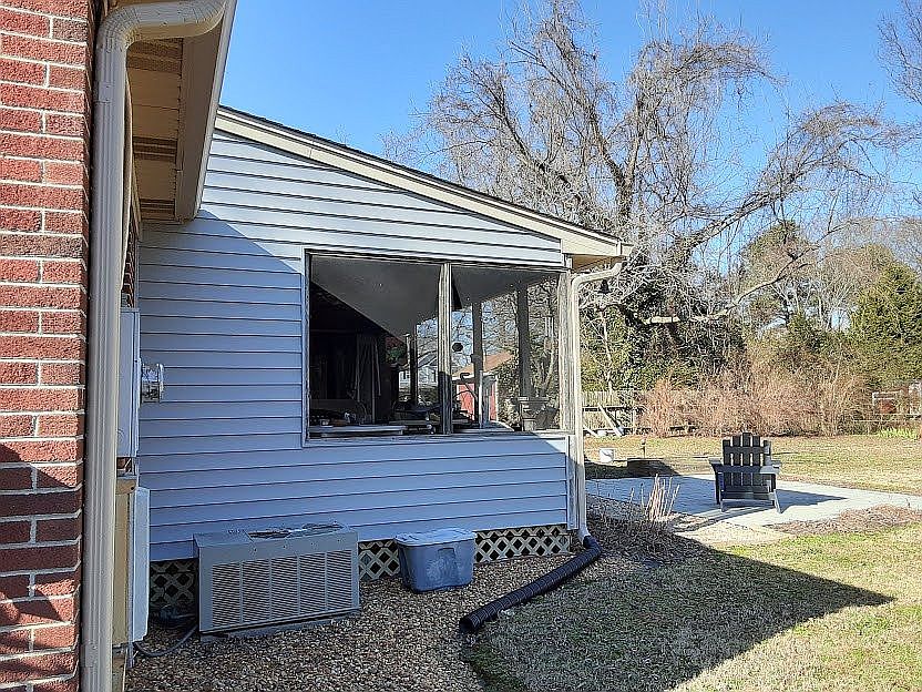 New porch siding
