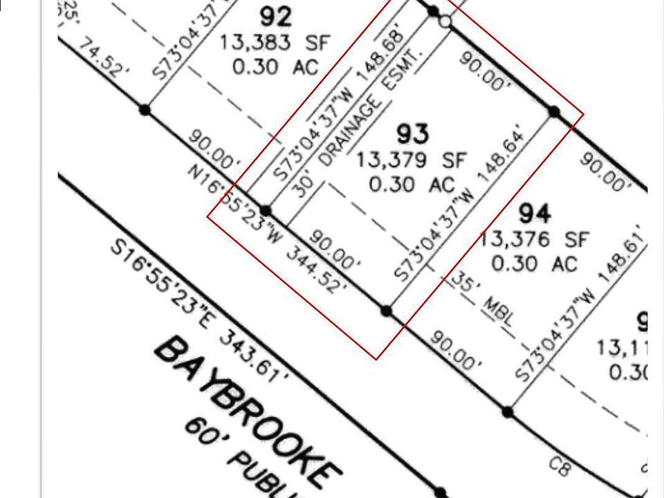 1st image of 3406 Baybrooke Drive LOT 93