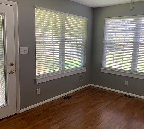 Dining room or Family room opening to the fenced in back yard.
