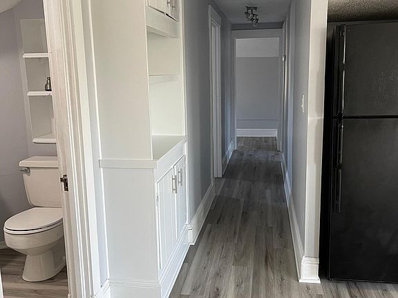 Kitchen down hallway