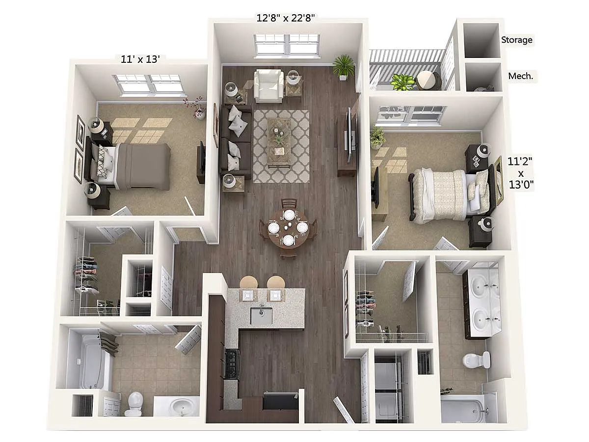 Floor plan B3