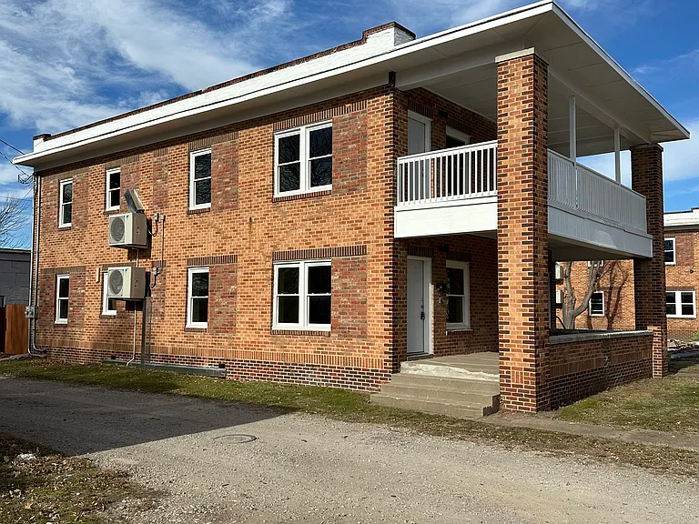 Balconly goes to the upstairs unit.