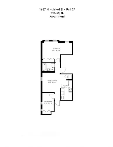 Floor plan Two Bedroom