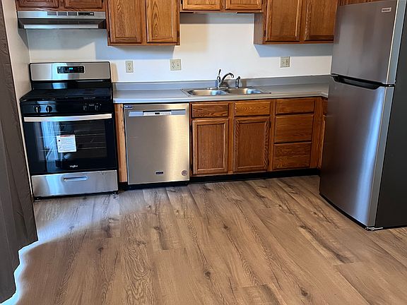 Kitchen with new appliances