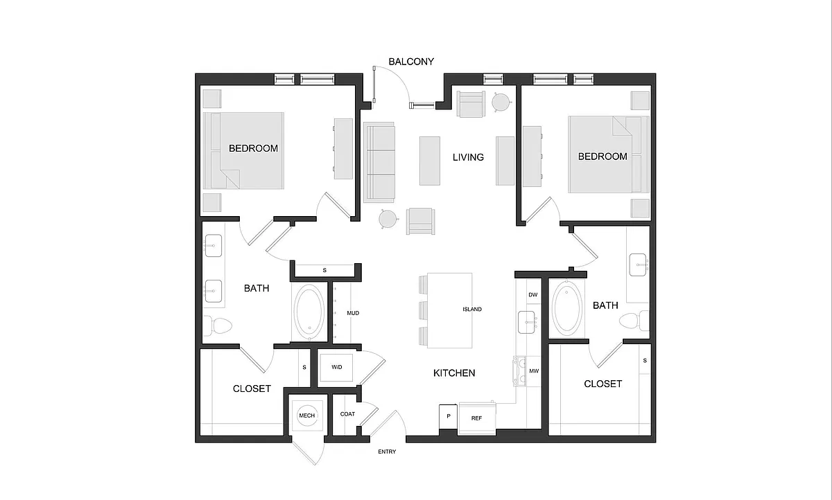 Floor plan B4 Alt1