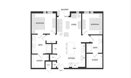 Floor plan B4 Alt1