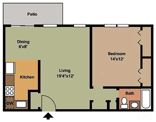 Floor plan The Buchanan