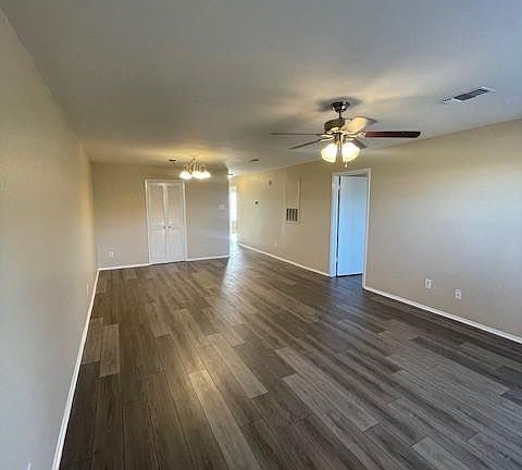 living room and dining room, open floor plan
