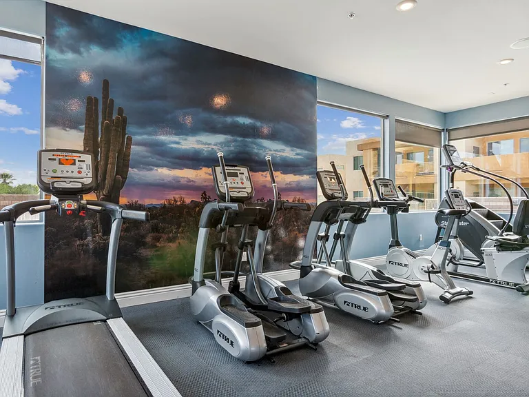 Fitness center with cardio equipment