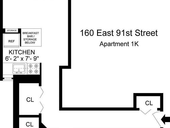 2nd image of 160 E 91st St APT 1K