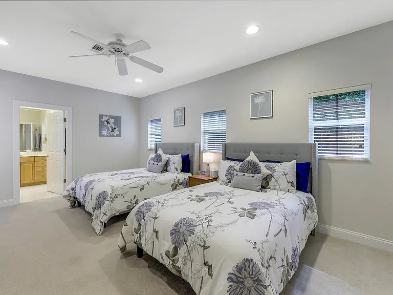 Bedroom #4, two full size beds