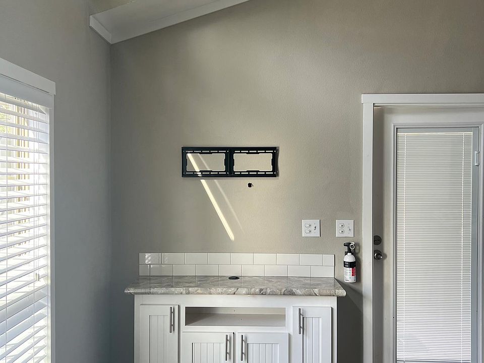 Built in entertainment center with storage