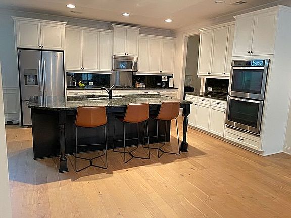 Newly painted cabinets