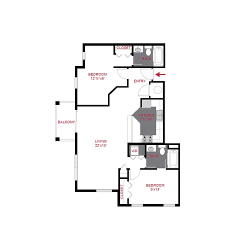 Floor plan B2