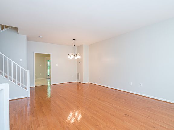 Expansive living room/dining room combination