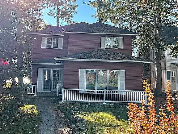 Back entrance of cottage