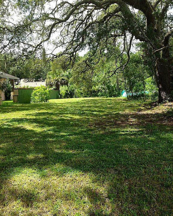 Cleared lot on canal