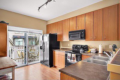Kitchen and deck