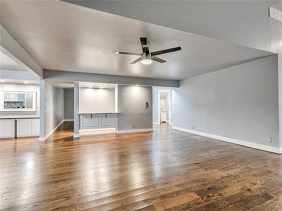 Downstairs Living + Wet Bar
