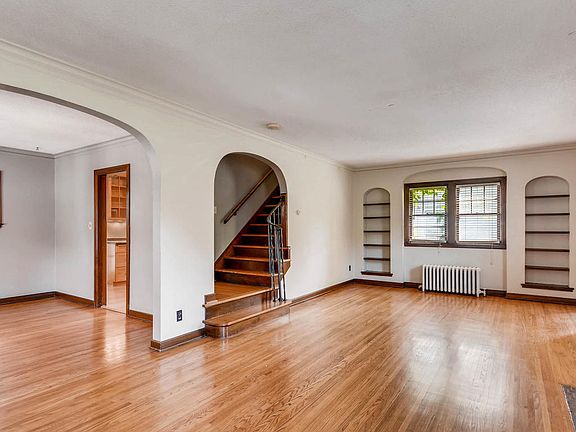 Shimmering hardwood floors.