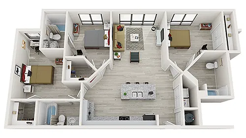 Floor plan 3X3