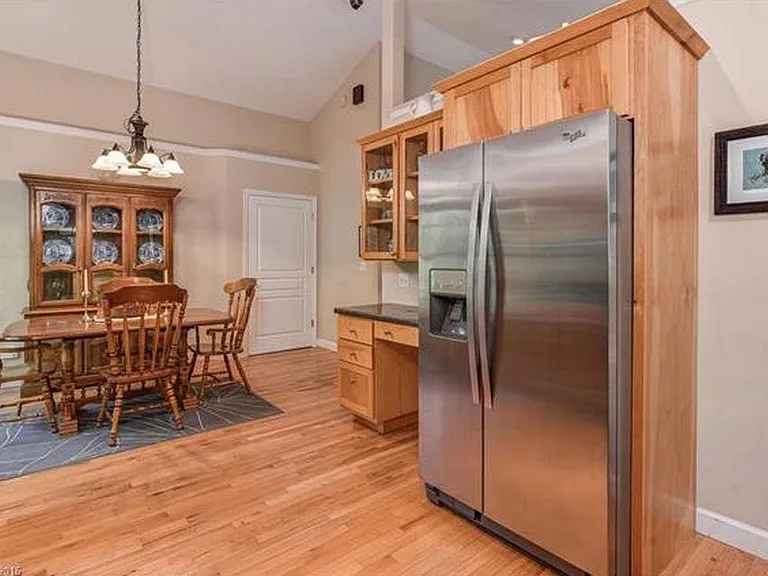 Refrigerator was just replaced with a high-end LG model.