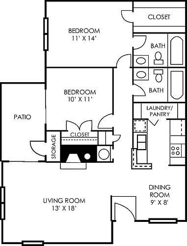 Floor plan B - Maple