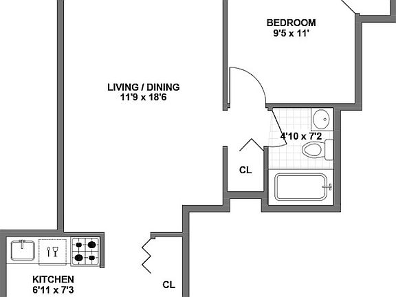 2nd image of 30 W 63rd St APT 9W