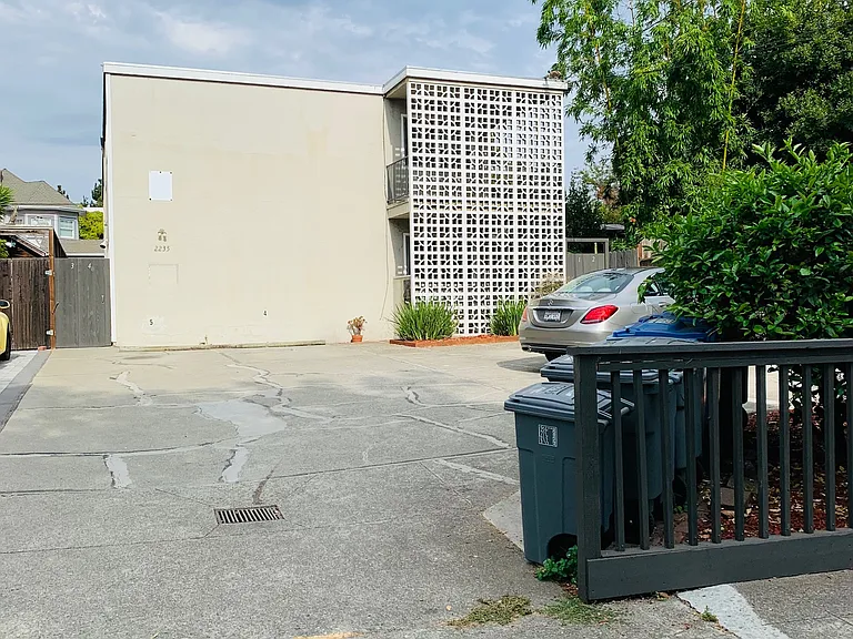 Building Outside with private parking