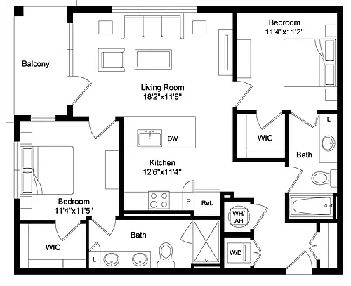 Floor plan Chatham