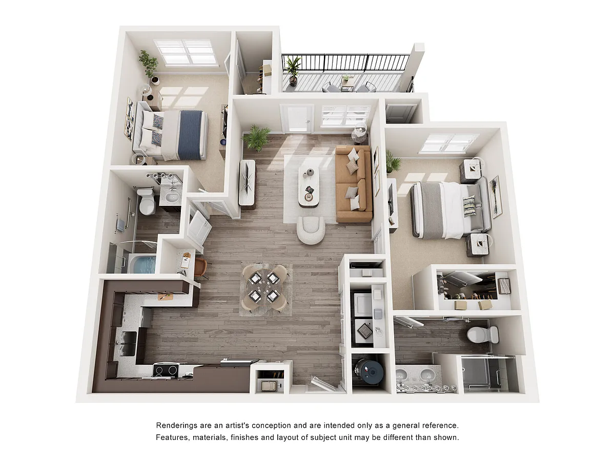 Floor plan B1B80