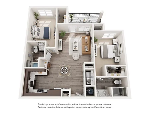 Floor plan B1B