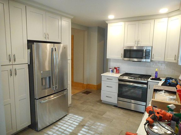 Custom Kitchen with stainless steel appliances