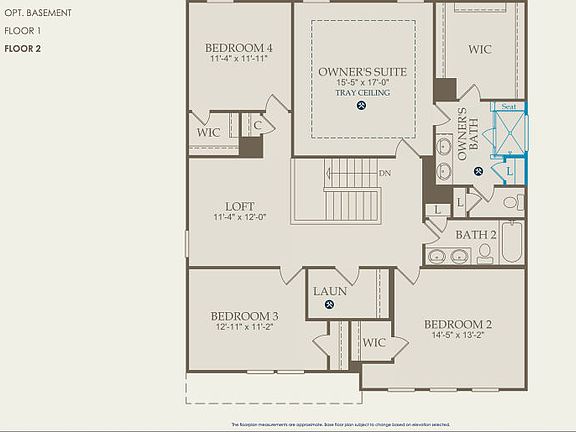 Marshall Floor Plan, Quick Move-In Home, Floor 2