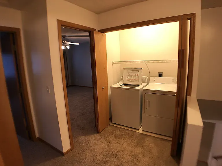 Upstairs laundry - washer and dryer