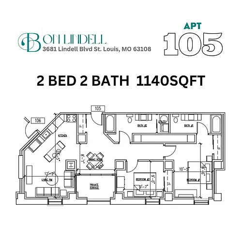 Floor plan 105