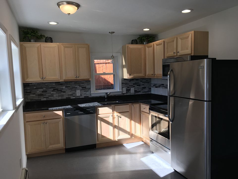 Kitchen with ample sunlight