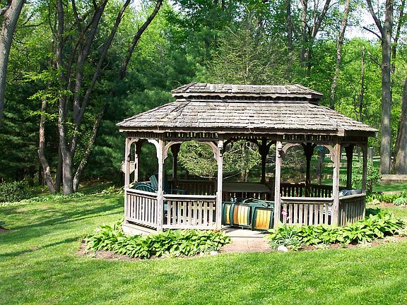 Gazebo for outdoor gatherings
