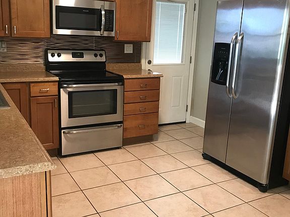 Kitchen and door to carport
