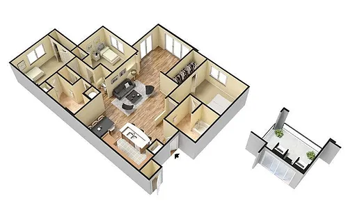 Floor plan C1CU