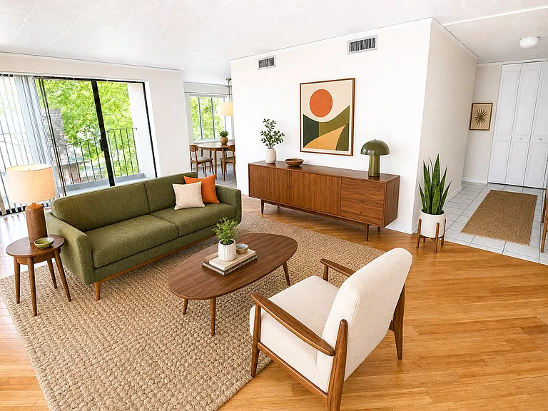 1BR - Living Room (Staged)