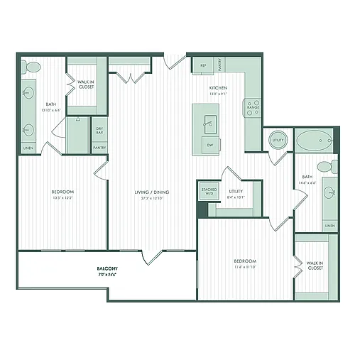 Floor plan B3