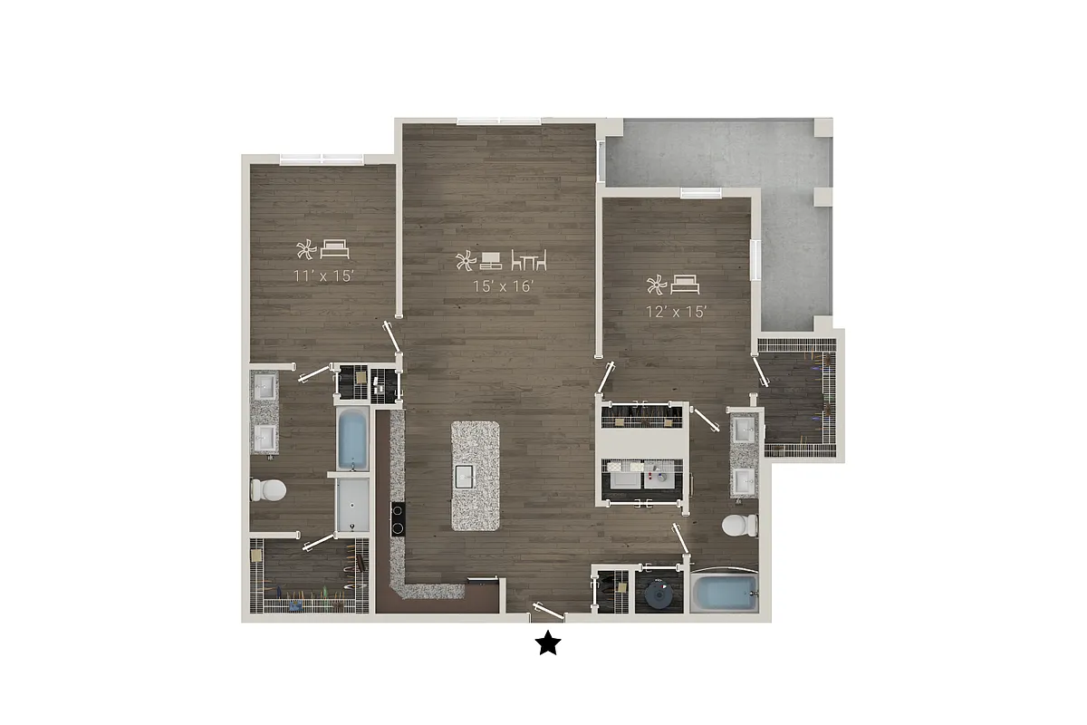 Floor plan Seagrass