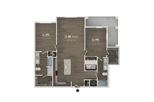 Floor plan Seagrass