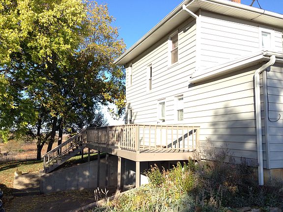 South side of house and deck